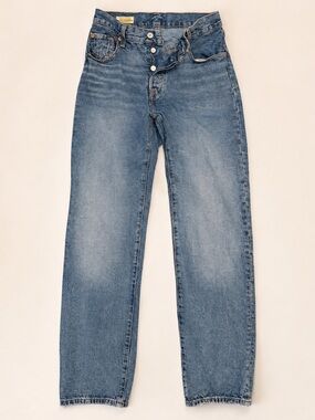 501 Levi's Premium '90s High Rise Straight Leg Jeans W25 L32